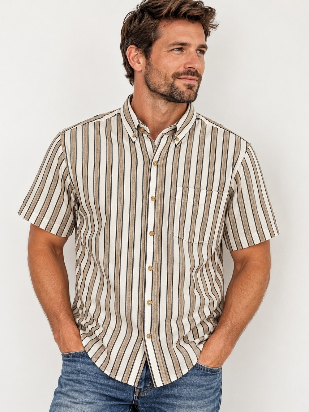 Marmot Men's Short Sleeve Button Down Shirt - Large